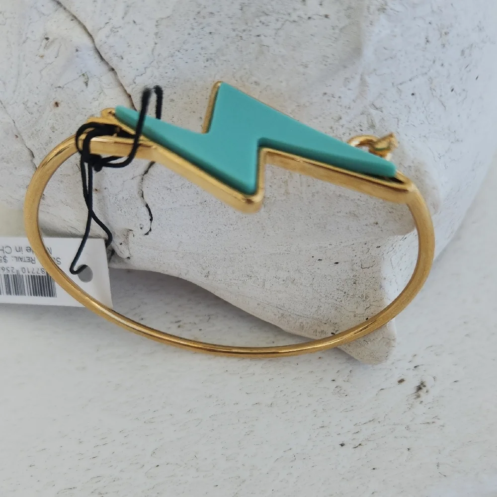 Marc By Marc Jacobs Gold and Turquoise Bracelet - Picture 6 of 15